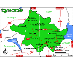 County Donegal Map Haroldandmelbaknox